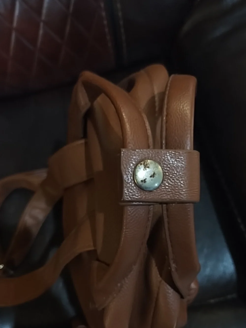 Unbranded Classic Brown Unisex  Backpack - Stylish Everyday Bag